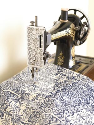 William Morris Brother Rabbit Pvc / Oilcloth Floral Fabric By Half Metre