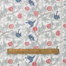 William Morris Trellis Heavy Weight Cotton Floral Fabric By The Half Metre