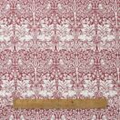 William Morris Brother Rabbit Red 147 cm Round Floral Cotton Tablecloth