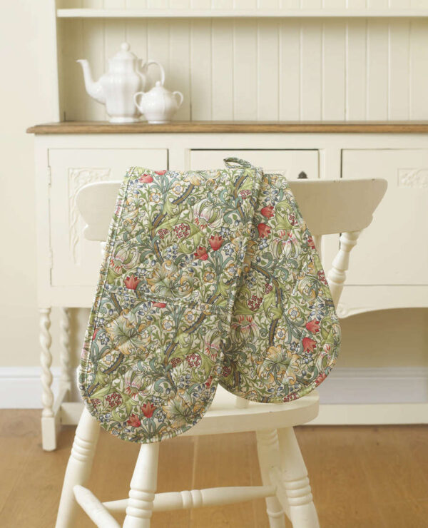 William Morris Golden Lily Floral Oven Glove