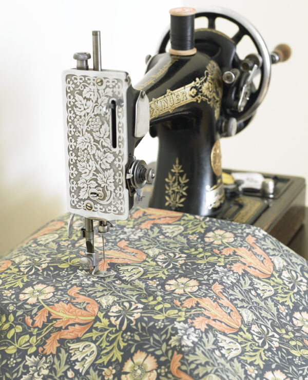 William Morris Compton Cotton Heavy Weight Floral Cotton Drill Fabric By The Half Metre