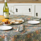 Licensed William Morris Compton 147cm (58") Round Floral Cotton Tablecloth