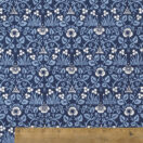 Licensed William Morris Eyebright Cotton Floral Fabric By The Half Metre