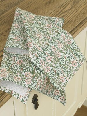 William Morris Sweet Briar Floral Cotton Tea Towel