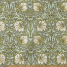 William Morris Pimpernel Green 147cm (58") Round Cotton Floral Tablecloth