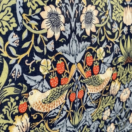 William Morris Blue Strawberry Thief  Pvc / Oilcloth Floral Tablecloth Fabric By The Half Metre Video