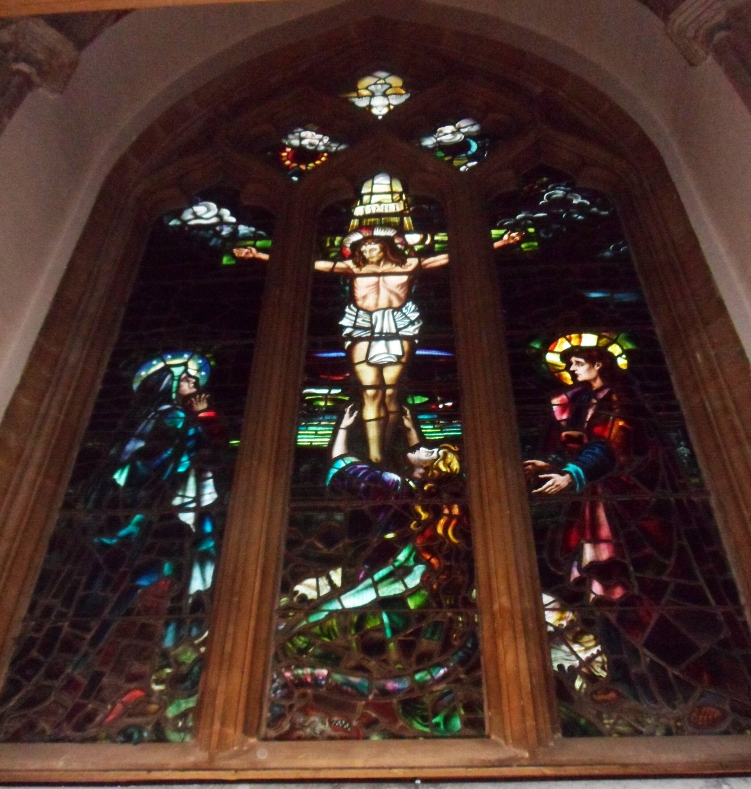 crucifixion window