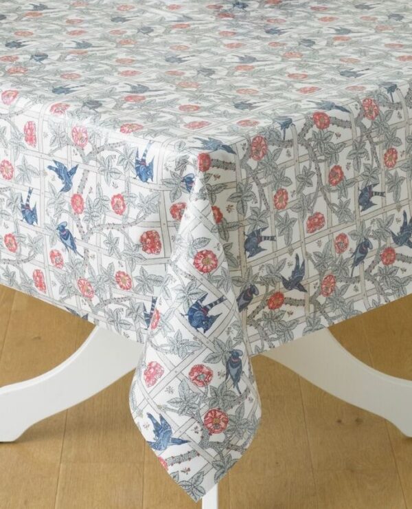 William Morris Trellis Pvc Tablecloth Fabric By The Half Metre