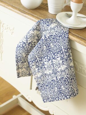 William Morris Brother Rabbit Cotton Floral Tea Towel