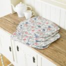William Morris Trellis Pack Of 4 Cotton Quilted Placemats