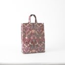 William Morris Red Strawberry Thief Pvc / Oilcloth Medium Tote Bag