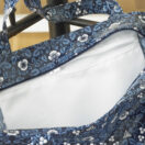 William Morris Eyebright Long Handle Zip Closing Tote Bag With Inner Pocket