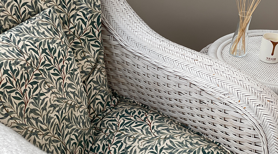 Our William Morris fabric Willow Bough Green