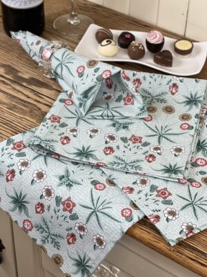 William Morris Daisy Pack of 4 Floral Cotton Napkins