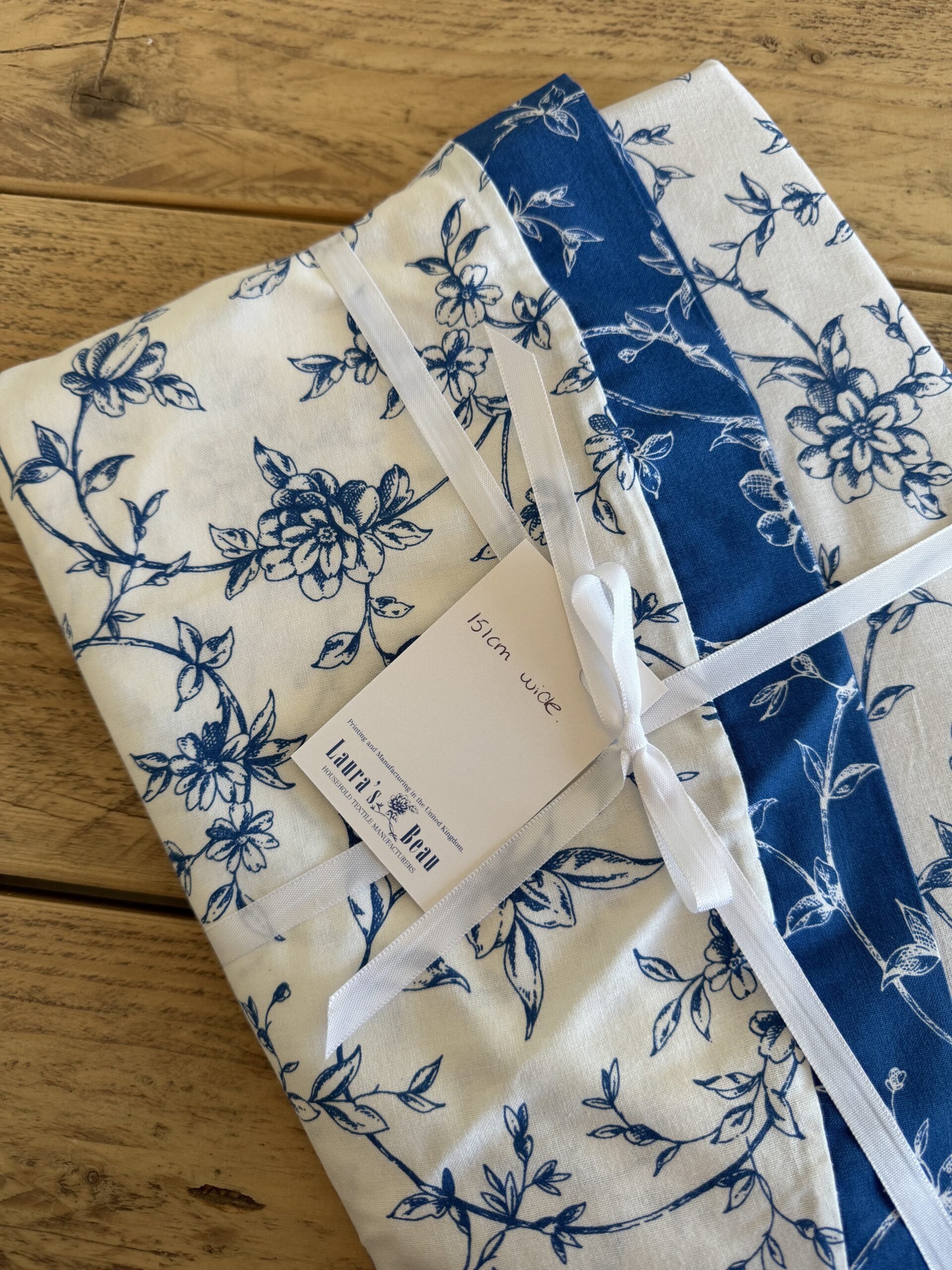 Fleur 151cm Round Cotton Tablecloth