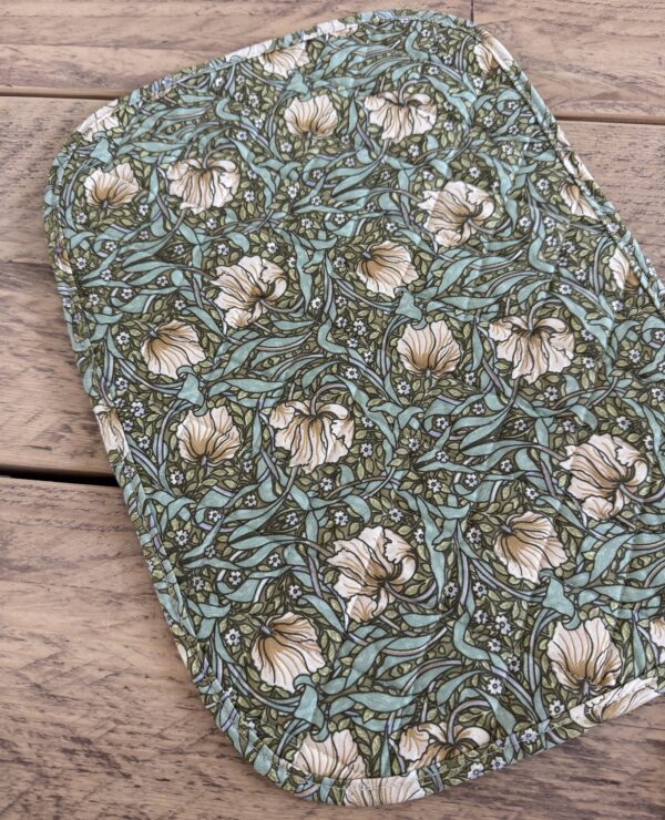 William Morris Pimpernel Green Single Placemat Pack