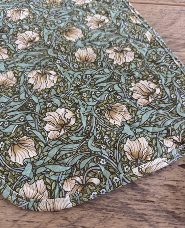 William Morris Pimpernel Green Single Placemat Pack