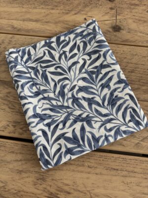 Fabric Remnant 153 x 45cm long William Morris Willow Bough Blue Cotton Fabric