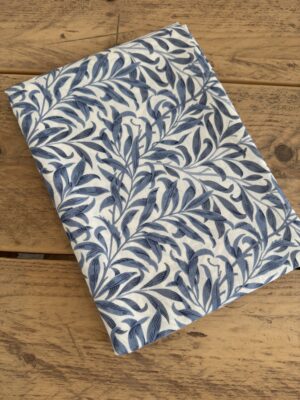 Fabric Remnant 152 x 170cm long William Morris Willow Bough Blue Cotton Fabric