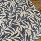 Fabric Remnant 152 x 170cm long William Morris Willow Bough Blue Cotton Fabric