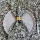 William Morris Mallow Forest Green 132 cm x 178 cm Cotton Floral Tablecloth