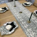 William Morris Brother Rabbit Forest Green Table Runner 36cm wide x 146cm long