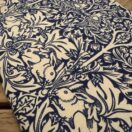 William Morris Brother Rabbit blue heavyweight cotton fabric piece 96 x 73cm