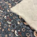 Licensed William Morris Small Strawberry Thief Quilted Fabric by the half metre