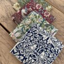 William Morris fabric almost fat quarter bundle- cotton fabric, perfect for quilting and crafts bundle LB1