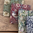 William Morris fabric almost fat quarter bundle- cotton fabric, perfect for quilting and crafts bundle LB1