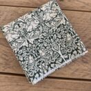 Fabric Remnant 151 x 39cm William Morris Brother Rabbit Forest Green Cotton Floral Fabric