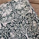 Fabric Remnant 151 x 39cm William Morris Brother Rabbit Forest Green Cotton Floral Fabric