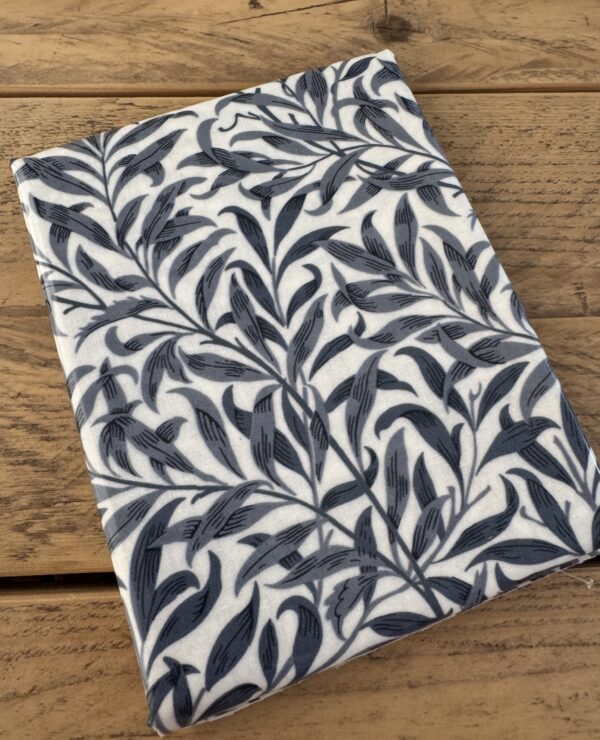 Willow Bough Blue Pvc/ Oilcloth Floral Fabric 141 x 71cm Fabric Remnant