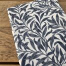 Willow Bough Blue Pvc/ Oilcloth Floral Fabric 141 x 71cm Fabric Remnant
