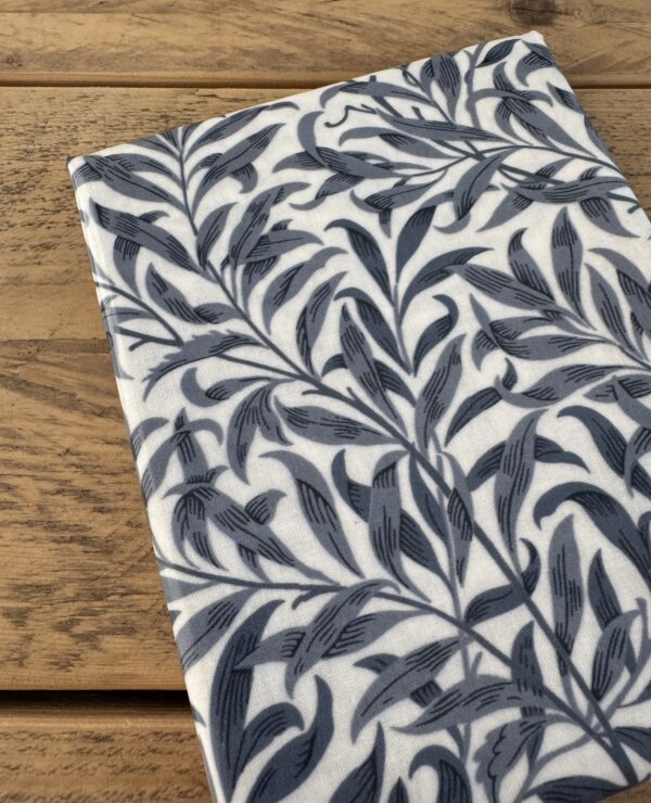 Willow Bough Blue Pvc/ Oilcloth Floral Fabric 141 x 71cm Fabric Remnant