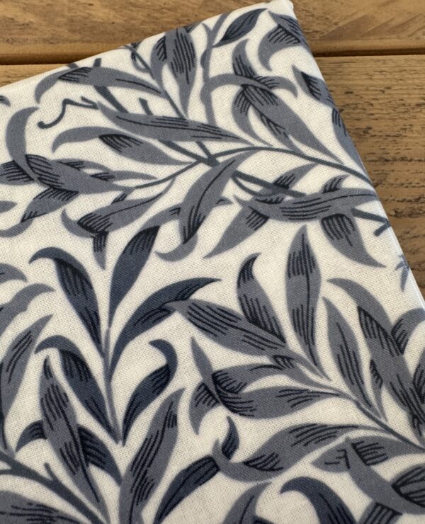 Willow Bough Blue Pvc/ Oilcloth Floral Fabric 141 x 71cm Fabric Remnant