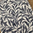 Willow Bough Blue Pvc/ Oilcloth Floral Fabric 141 x 71cm Fabric Remnant