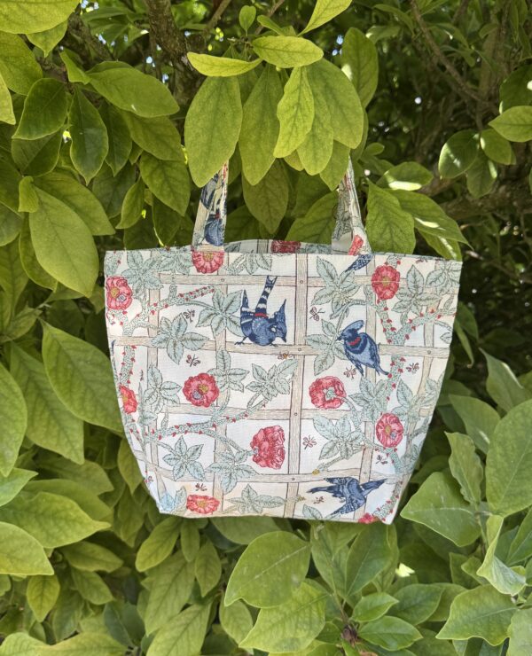 William Morris Trellis Small Cotton Tote Bag