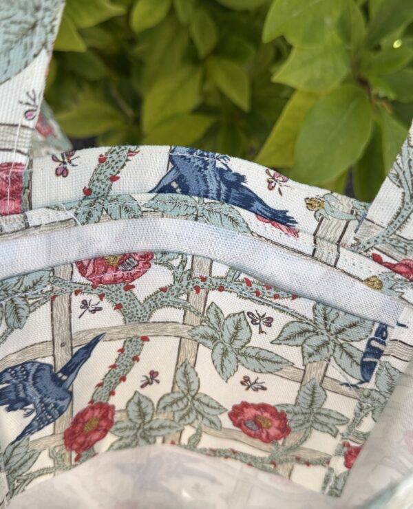 William Morris Trellis Small Cotton Tote Bag