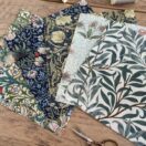 William Morris Fabric Quilting Squares for Crafting 20x20cm squares – UK Printed