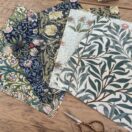 William Morris Fabric Quilting Squares for Crafting 20x20cm squares – UK Printed