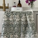 William Morris Forest Green Brother Rabbit Cotton Floral Tea Towel