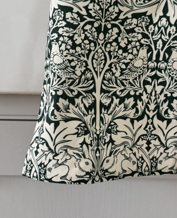 William Morris Forest Green Brother Rabbit Cotton Floral Tea Towel
