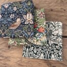William Morris fabric almost fat quarter bundle- cotton fabric, perfect for quilting and crafts bundle 4
