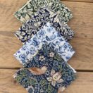 William Morris fabric almost fat quarter bundle- cotton fabric, perfect for quilting and crafts bundle 3