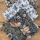 William Morris fabric almost fat quarter bundle- cotton fabric, perfect for quilting and crafts bundle 3