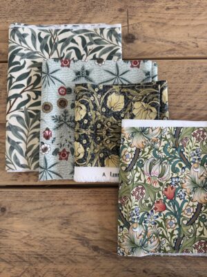 William Morris fabric bundle- cotton fabric, perfect for quilting and crafts bundle 8B