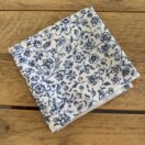Fabric Remnant 148 x 36cm William Morris Merton Blue Cotton Fabric