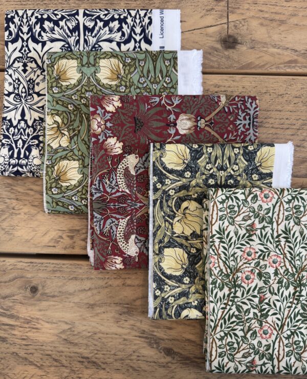 William Morris fabric bundle- cotton fabric, perfect for quilting and crafts bundle 8A
