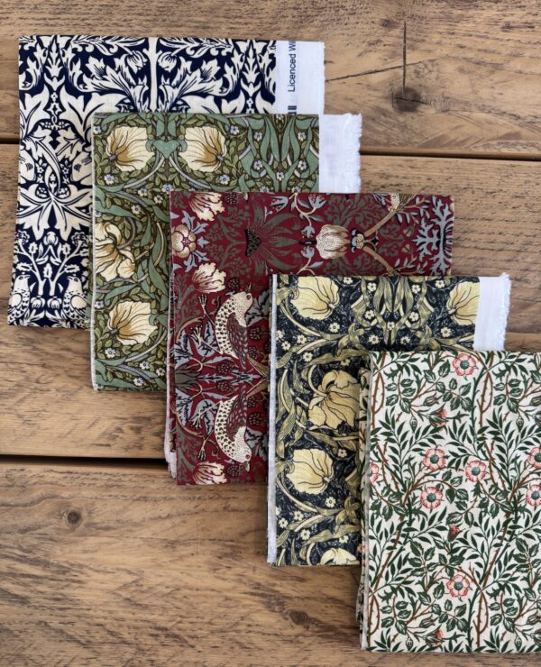 William Morris fabric bundle- cotton fabric, perfect for quilting and crafts bundle 8A